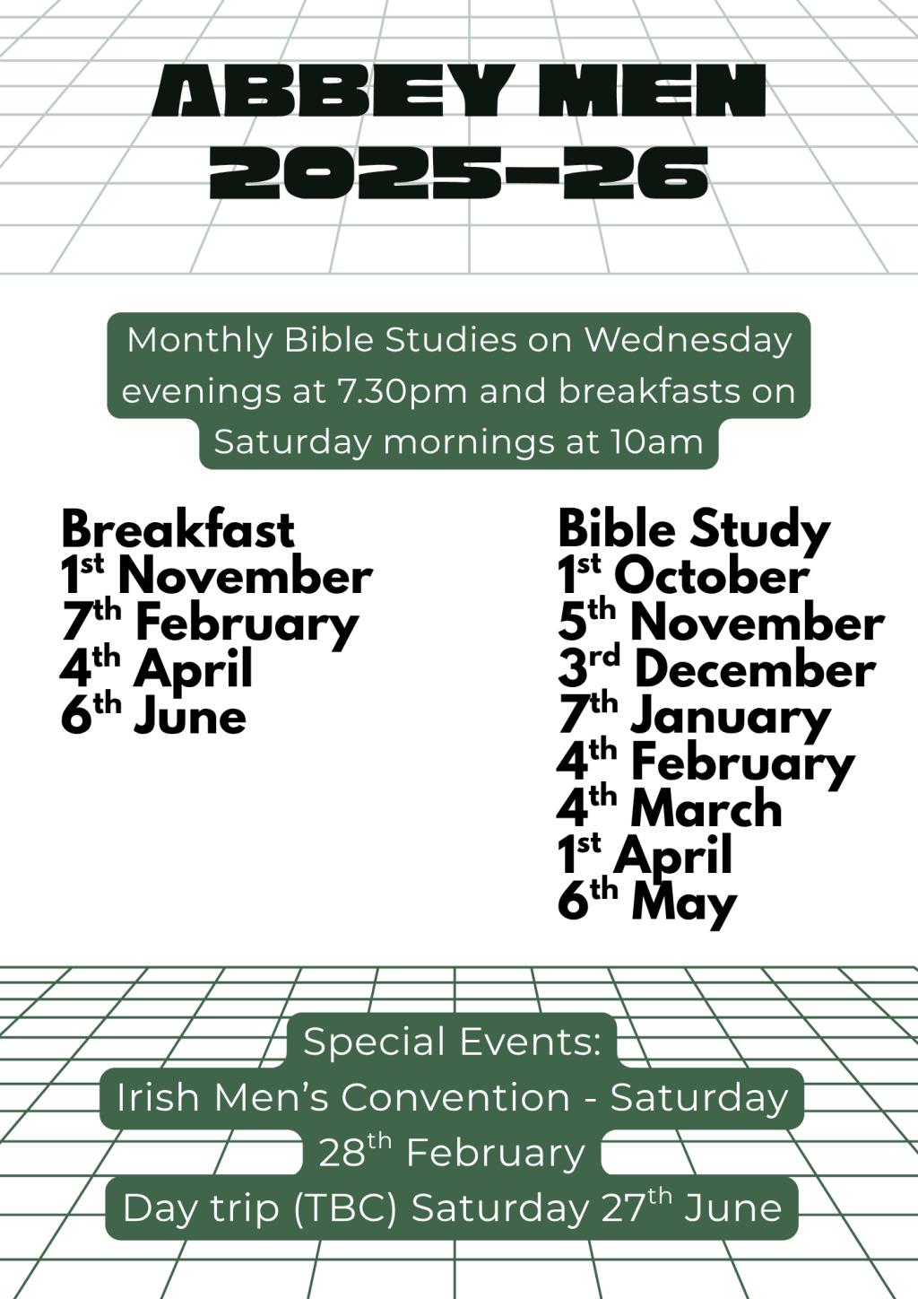 Abbey Men 2025-26 poster updated 2